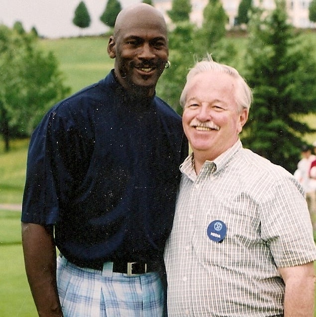 Michael Jordan with Jim O'Brien