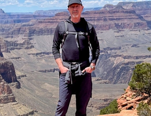 Photo of Steven Cherry at the Grand Canyon